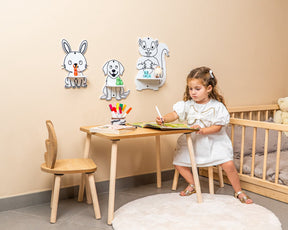 Cozy Collections Tier-Wandregal-Set 3-teilig
