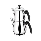 Hoffmanns Teekannenset Küre Silber-Schwarz - Einzelansicht