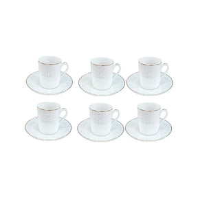 Schäfer Home 12-tlg. Kaffee-Set Rund mit Unterteller