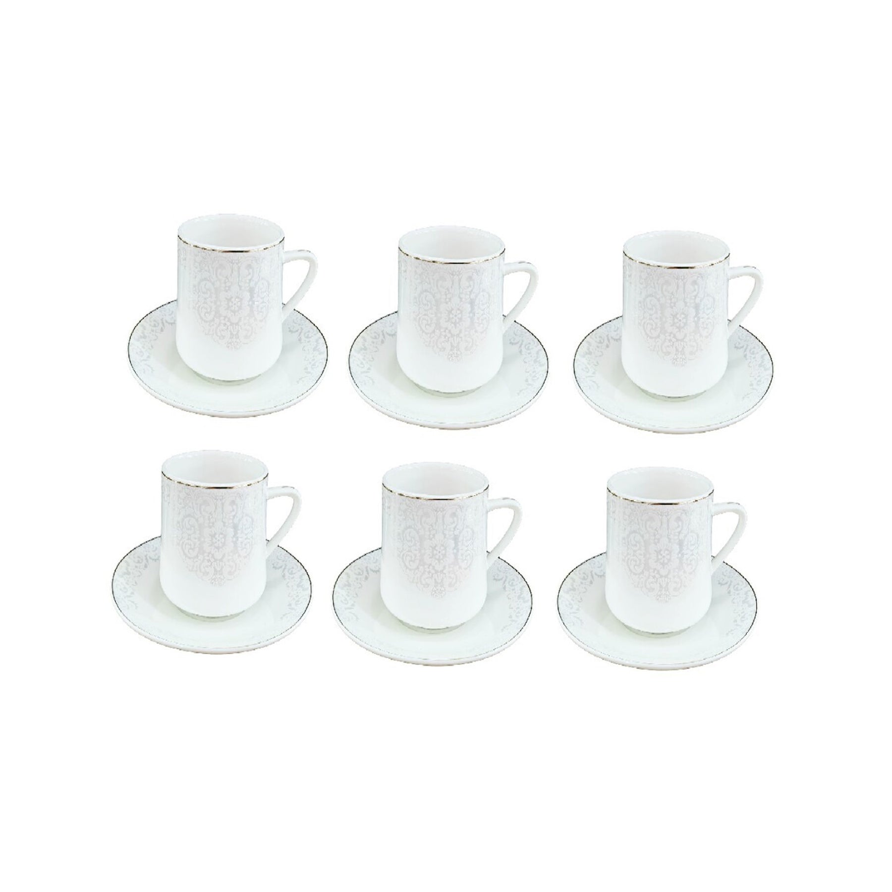 Schäfer Home 12-tlg. Kaffee-Set Rund mit Unterteller