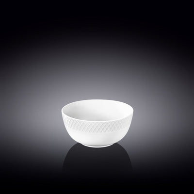 Wilmax Schale 130 ml 9 cm Weiß Porzellan WL-880101363/A
