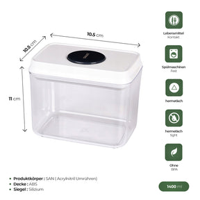 CRALEX Nesta Lebensmittelbehälter Set - 3-tlg (2200/1400/2900 ml)