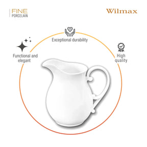 Wilmax Sahnekännchen 290 ml Weiß Porzellan WL-995041/A