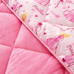 Lux Anti-Allergic Princess Patterned Child-Single Europäische Größe Double-Sided Quilt 135x200 cm