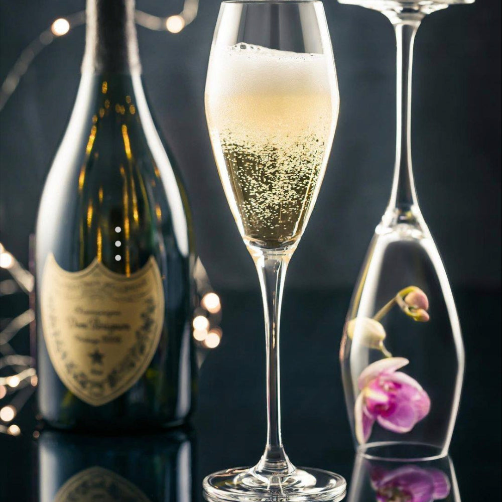 Wilmax Champagnerflöte 290 ml Kristallglas Transparent 2er Set WL-888050/2C
