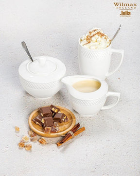 Wilmax Tasse 350 ml Weiß Porzellan 2er Set WL-880108/2C