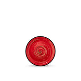 Wilmax Untertasse 11 cm Rot Porzellan