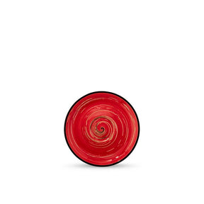 Wilmax Untertasse 11 cm Rot Porzellan