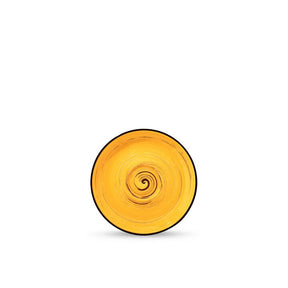 Wilmax Untertasse 11 cm Gelb Porzellan WL-669433/B