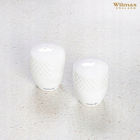 Wilmax Salz & Pfeffer Set Weiß Porzellan 2er WL-880124/2C