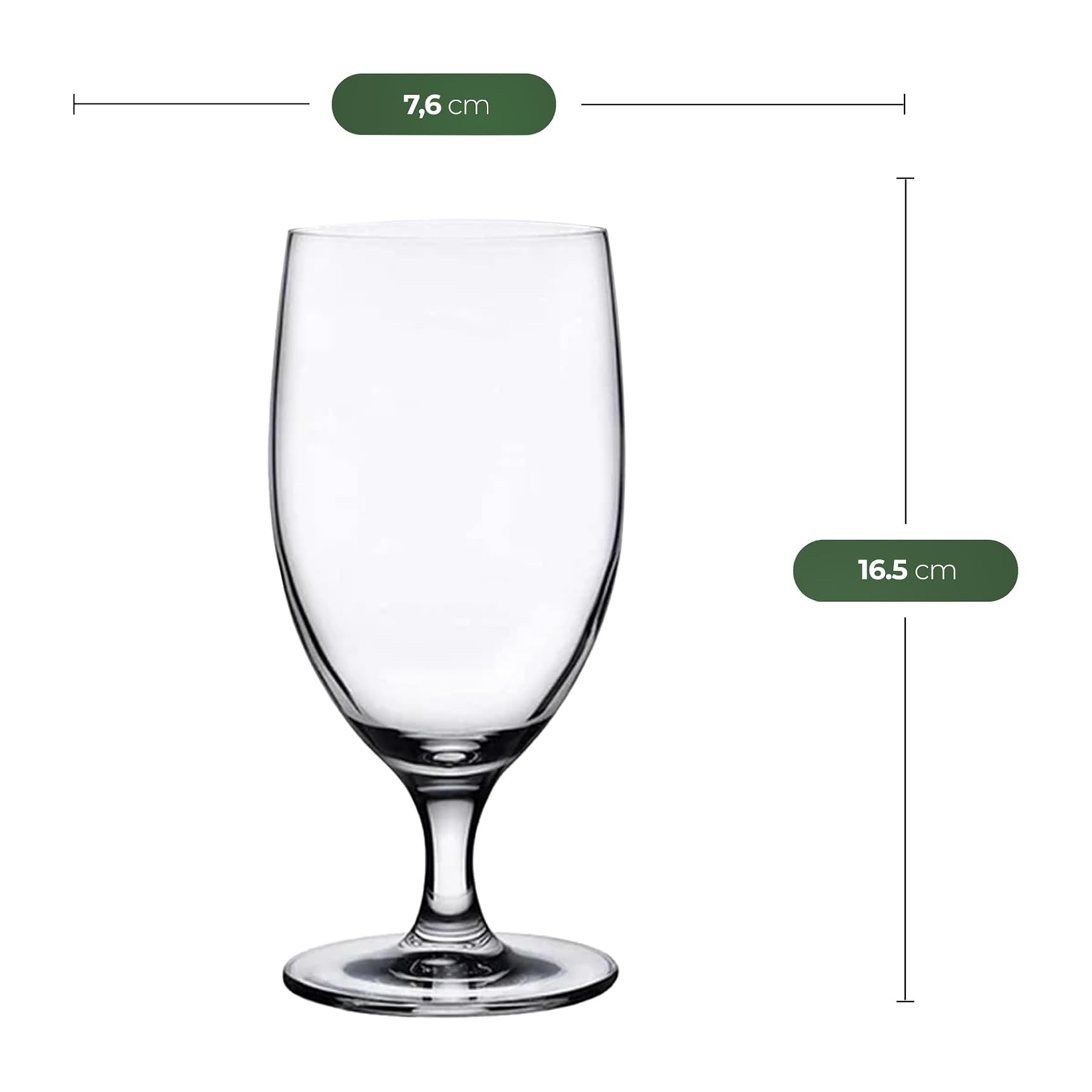 Pasabahce NUDE Reserva Mehrzweckglas/Bierglas 415 ml (13 1/2 oz) - 6er Set