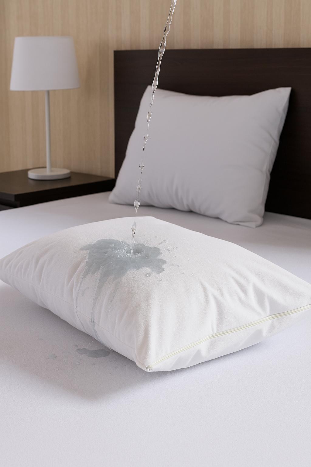 Pamukkale Matratzen - Wasserdichtes Kissen 2er Set 100% Baumwolle 50x70