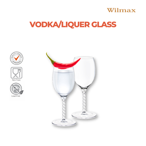 Wilmax Likörglas 65 ml Kristallglas Transparent 2er Set WL-888111/2C