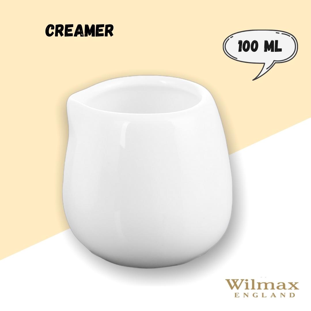 Wilmax Sahnekännchen 100 ml Weiß Porzellan WL-995003/A