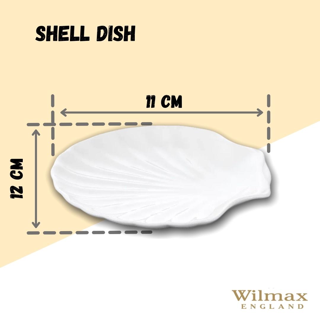 Wilmax Fischplate13 cm aus Porzellan, Weiß WL-992010/A