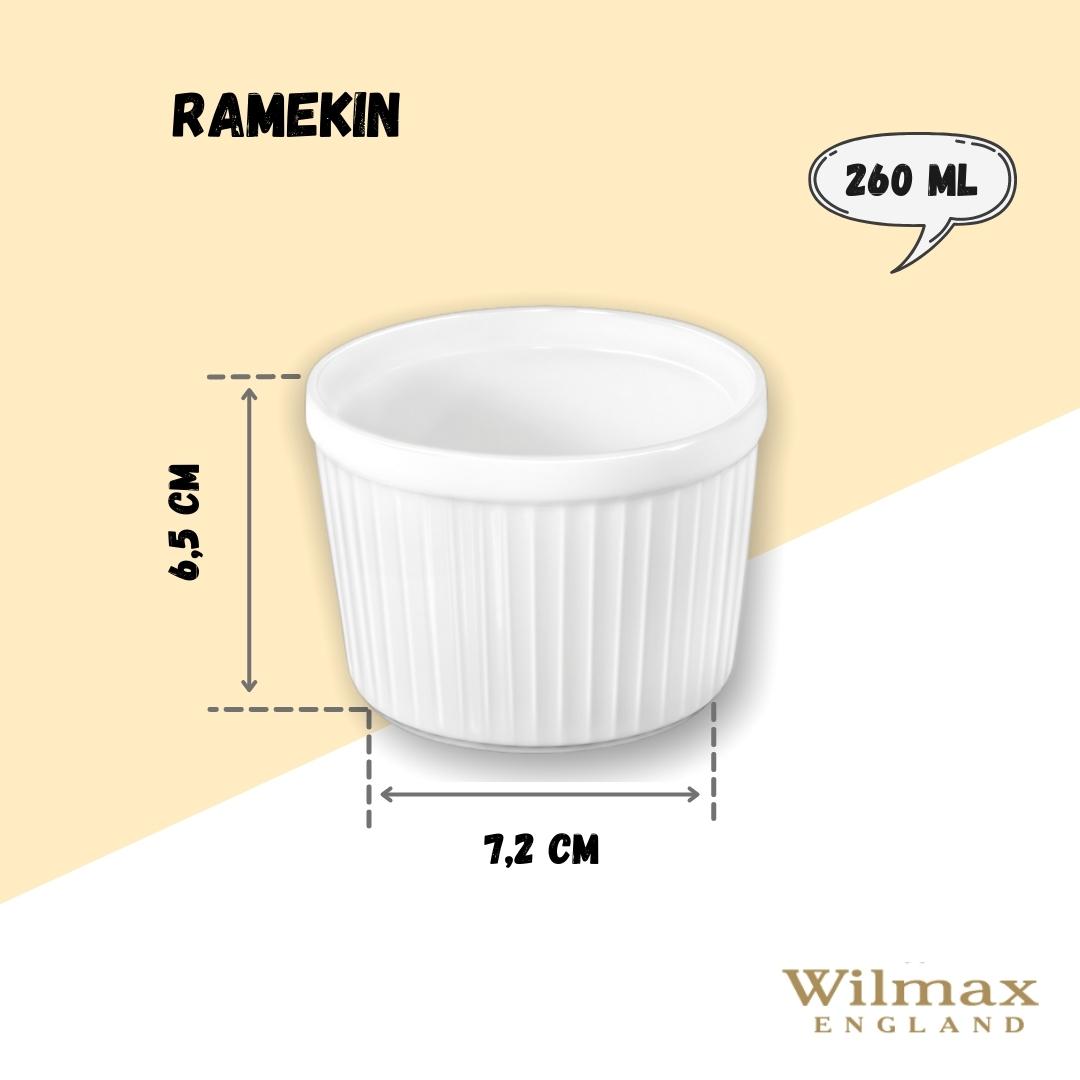 Wilmax Ramekin 260 ml ofenfestes Porzellan WL-996121/A