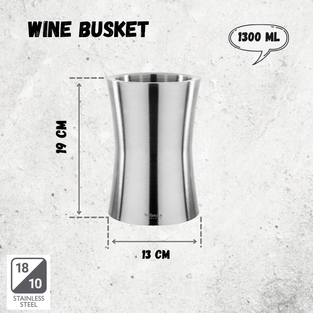 Wilmax Weinkühler 1300 ml Edelstahl WL-552402/A