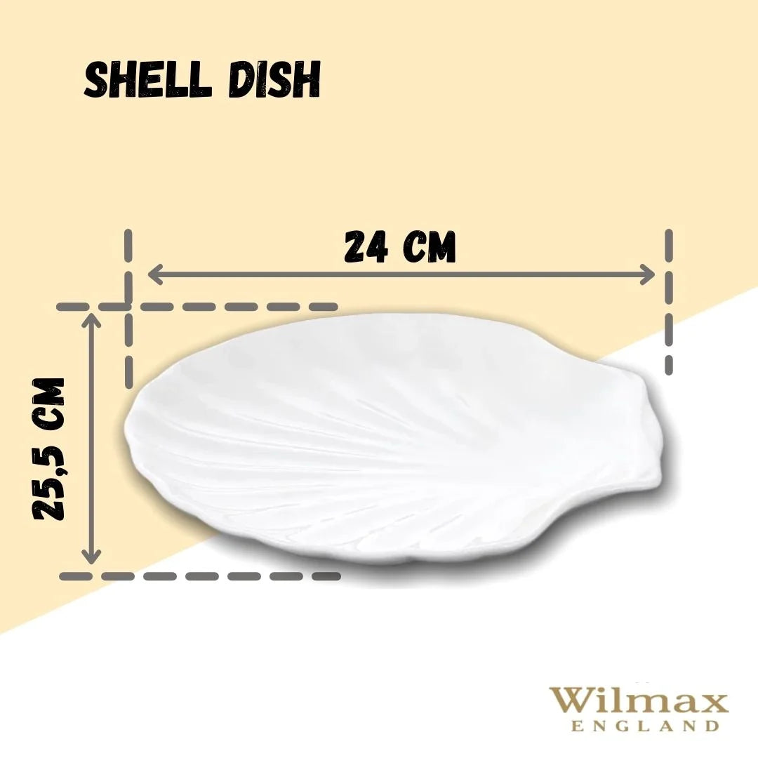Wilmax Fischplate 25.5 cm aus Porzellan, Weiß WL-992014/A