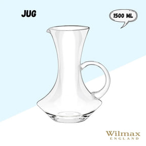 Wilmax Karaffe 1500 ml Kristallglas Transparent
