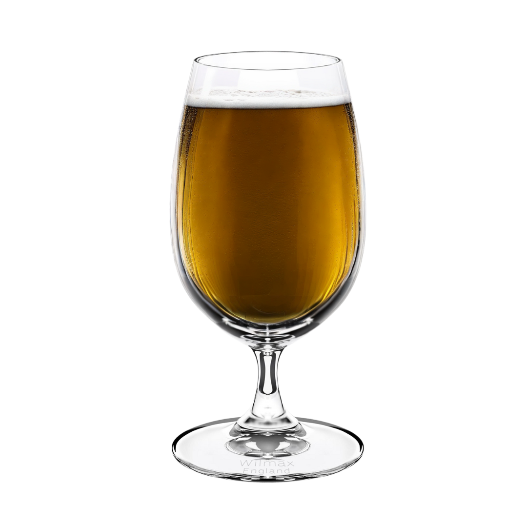 Wilmax Bierglas 420 ml Kristallglas Transparent 6er Set WL-888026/6A