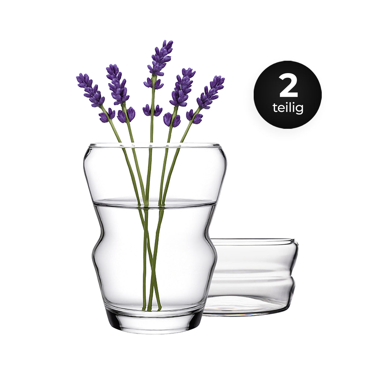 Pasabahce Crystallin PEKO Set – Schale - Vase