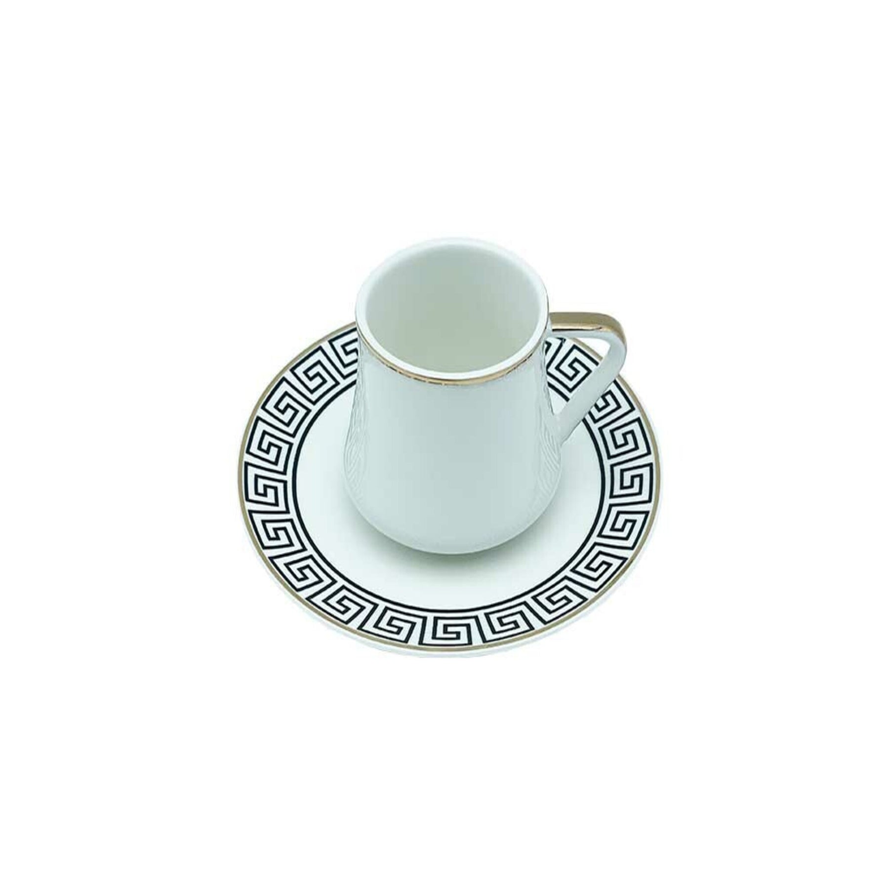 Schäfer elegantes 12-teiliges Mokka-Set, inklusive Tassen und Untertassen aus hochwertiger Keramik. - Nordic Schiller