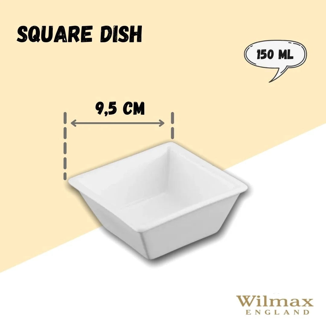 Wilmax Schale 150 ml 9.5 cm aus Porzellan, Weiß WL-992495/A