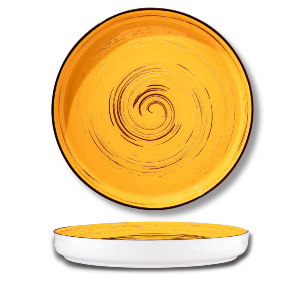 Wilmax Teller 28 cm Gelb Porzellan WL-669420/A