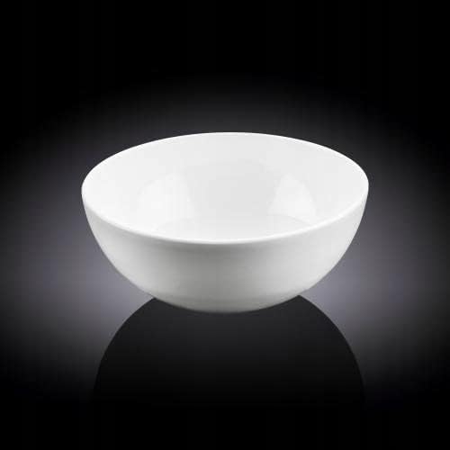 Wilmax Schale 14 cm 600 ml aus Porzellan, Weiß WL-992565/A