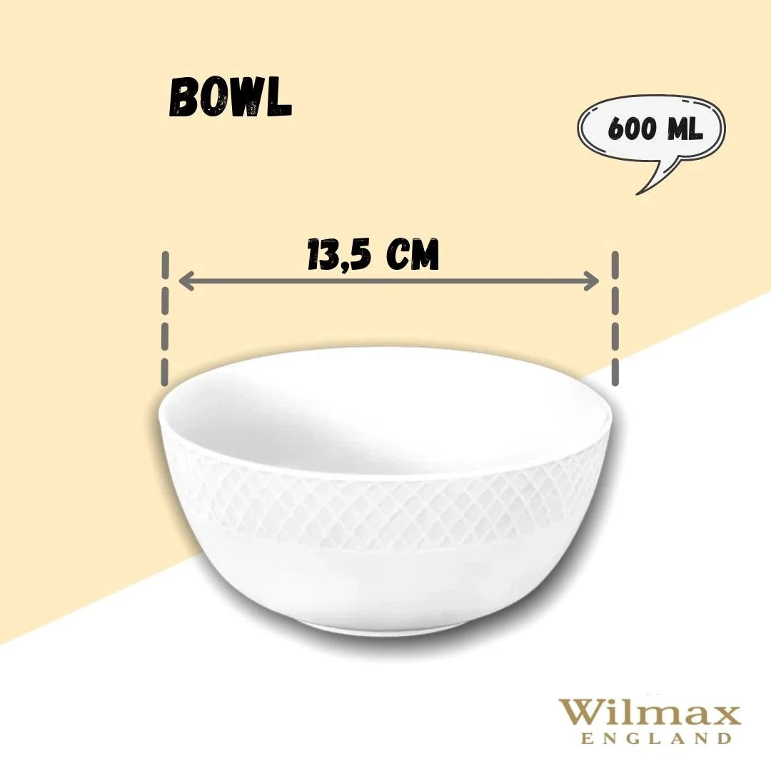 Wilmax Schale Weiß Porzellan WL-880120/A