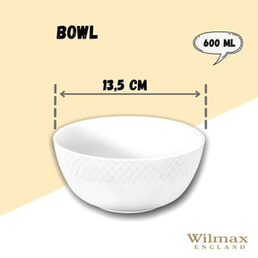 Wilmax Schale Weiß Porzellan WL-880120/A