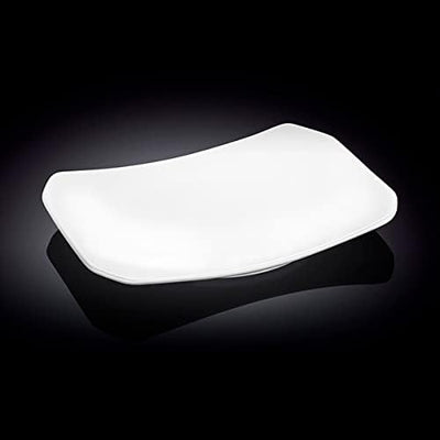 Wilmax Servierschale 25.5 x 15 cm aus Porzellan, Weiß WL-992651/A
