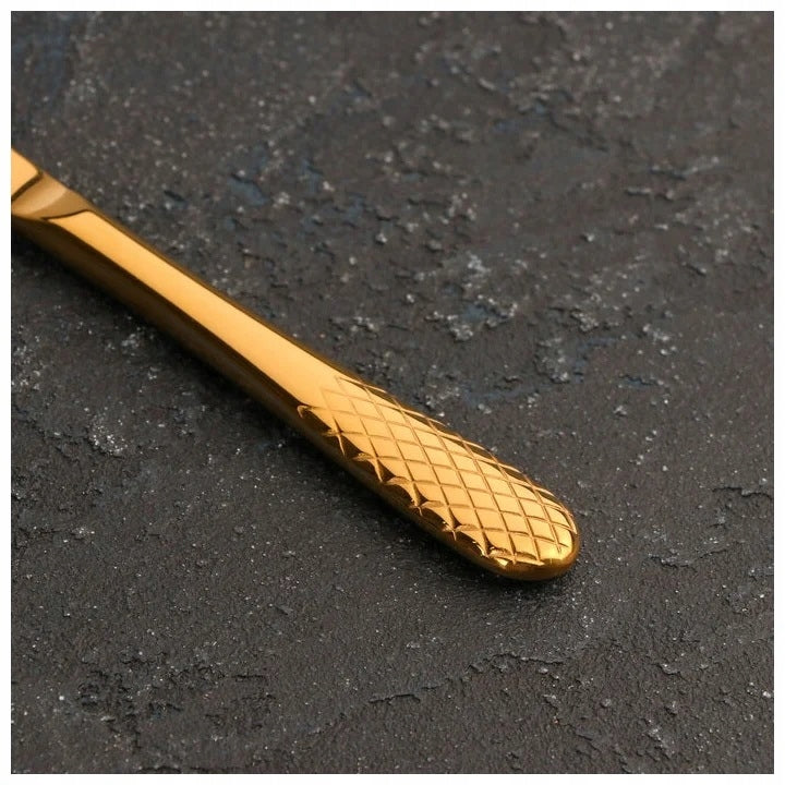 Wilmax Buttermesser 17 cm Edelstahl Gold WL-999247/1B