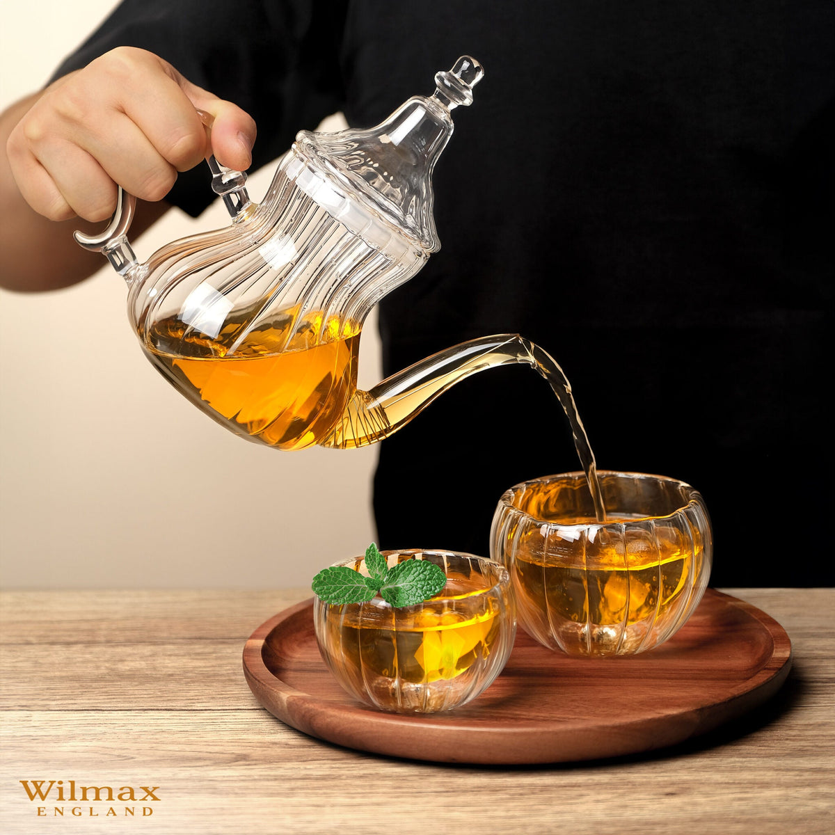 Wilmax Teekanne 850 ml Thermoglas Moroccan Style WL-888829100/A