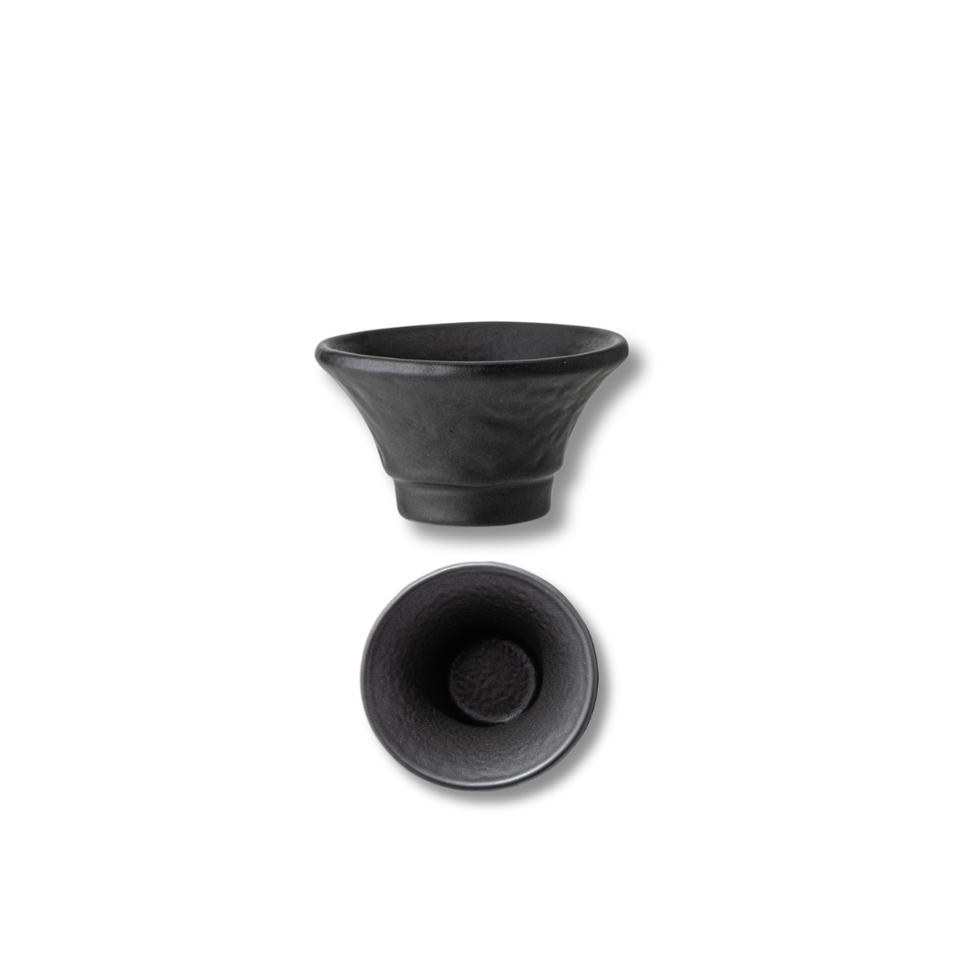 Wilmax Saucenschälchen 6er Set 7.5 x 4 cm Schwarz WL-661134/A6