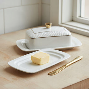 Wilmax Buttermesser 17 cm Edelstahl Gold WL-999247/1B