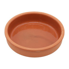 Viapot RUMELI 2er Set - 450 ml - Innen Braun Glasiert - Terrakotta-Schalen - 16×4 cm