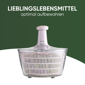 CRALEX Salatschleuder & Schalen Set - 5L + 2L & 3L