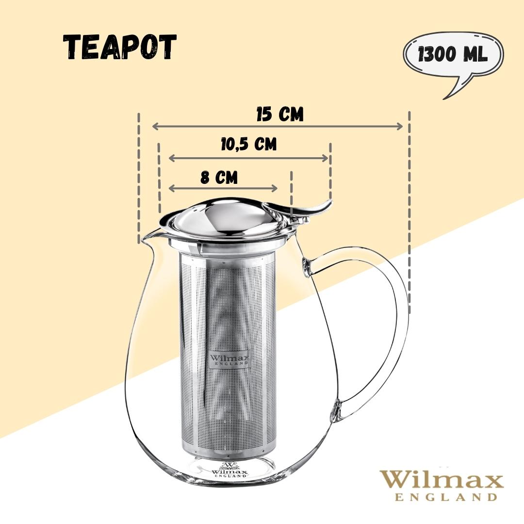 Wilmax Thermoglas Teekanne