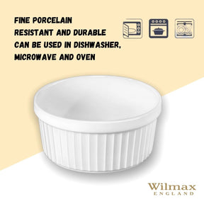 Wilmax Ramekin 400 ml Porzellan Weiß WL-996136/A
