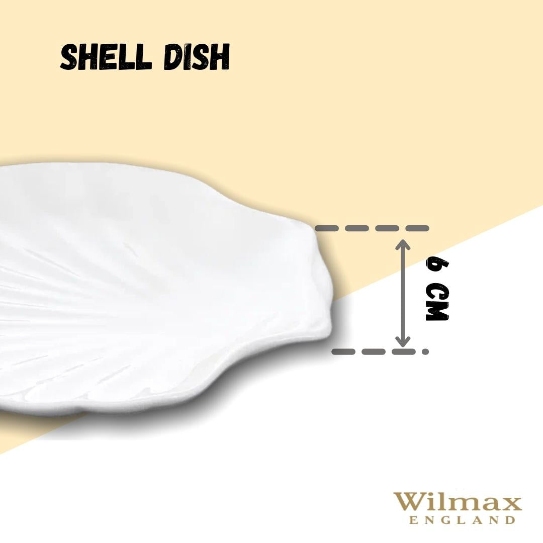Wilmax Fischplate13 cm aus Porzellan, Weiß WL-992010/A