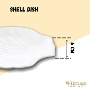 Wilmax Fischplate13 cm aus Porzellan, Weiß WL-992010/A