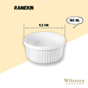 Wilmax Ramekin 180 ml Porzellan Weiß WL-996134/A