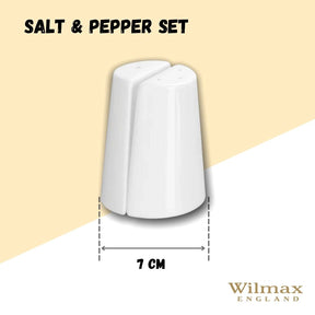 Wilmax Salz- und Pfefferstreuer Set Porzellan Weiß WL-996068/SP