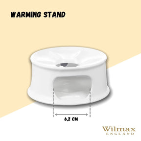 Wilmax Stövchen 13 cm Porzellan Weiß WL-996006/A
