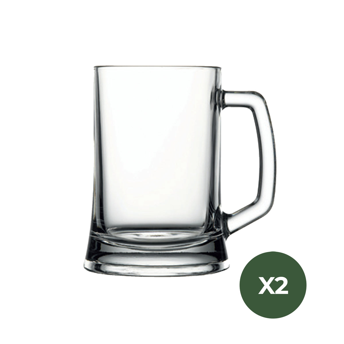 Pasabahce Pub Bierglas 500 ml – Klares Glas mit Henkel