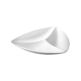 Wilmax Servierplatte 24 cm mit 3 Fächern aus Porzellan, Weiß