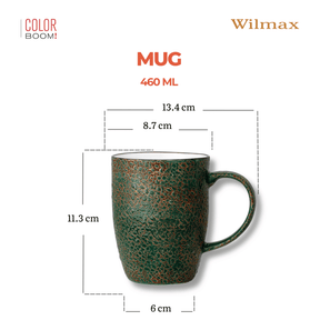 Wilmax Becher 460 ml Grün Porzellan WL-667537/A