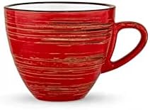 Wilmax Tasse 190 ml Rot Porzellan WL-669235/A