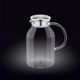 Wilmax Krug 2100 ml Thermoglas mit Edelstahl Deckel Transparent WL-888214/A